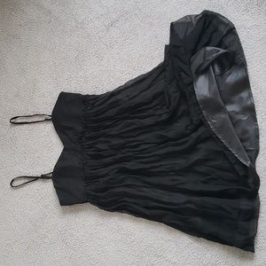 Trinity silk 2-layer dress/long top for women